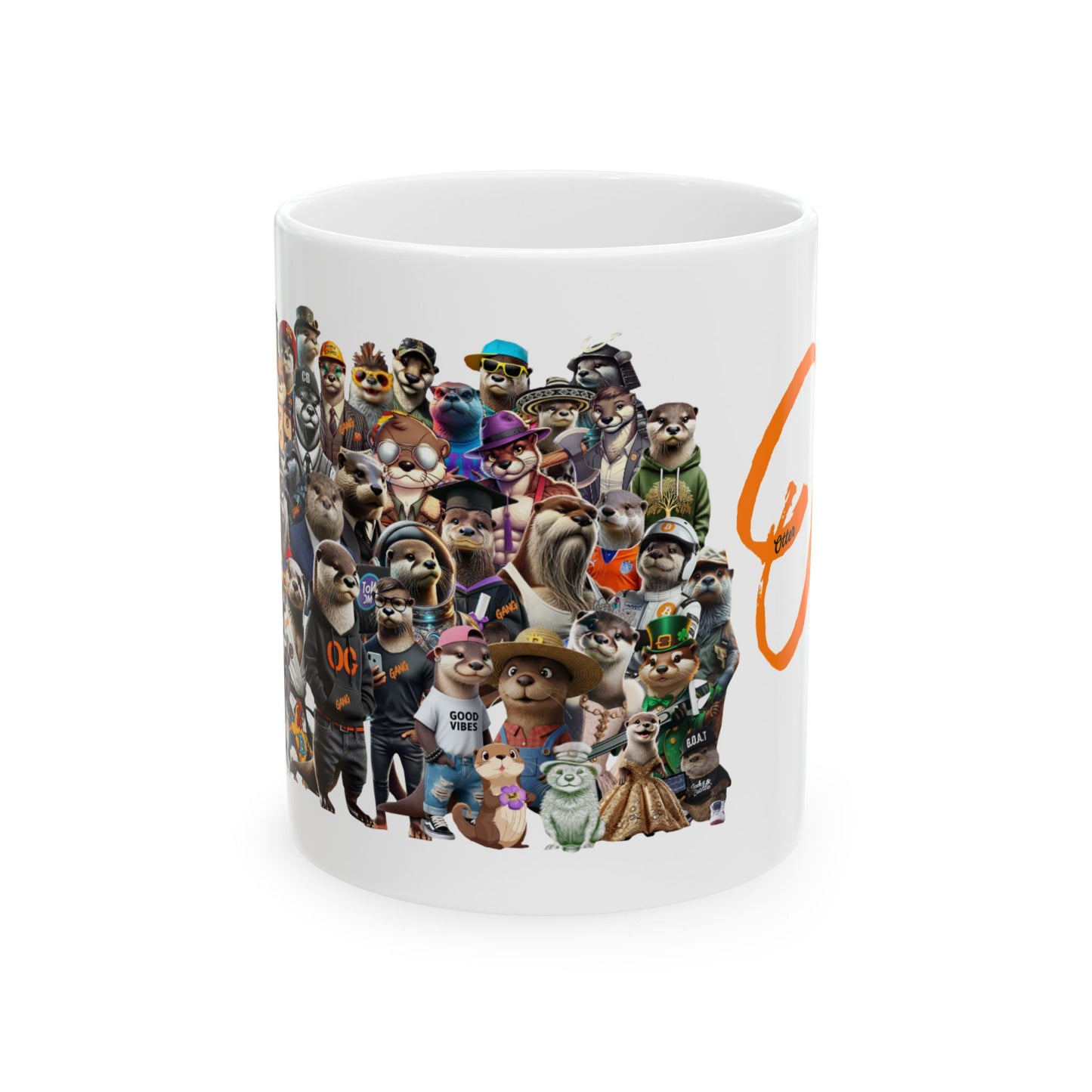 OTTER GANG CERAMIC MUG (11oz, 15oz)