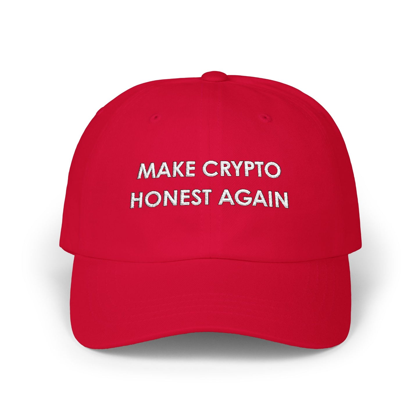 Classic Dad Cap MCHA - make crypto honest again
