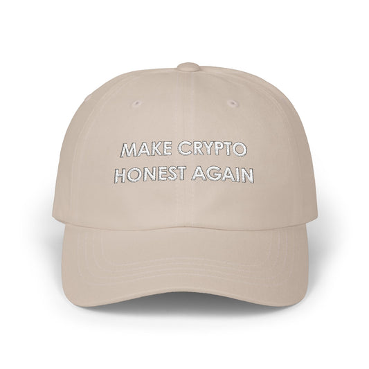 Classic Dad Cap MCHA - make crypto honest again