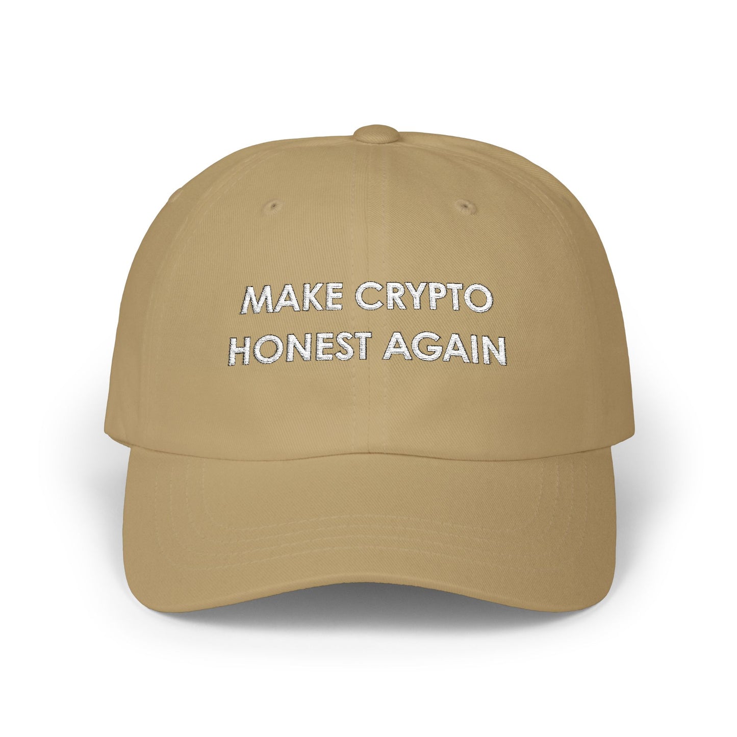 Classic Dad Cap MCHA - make crypto honest again