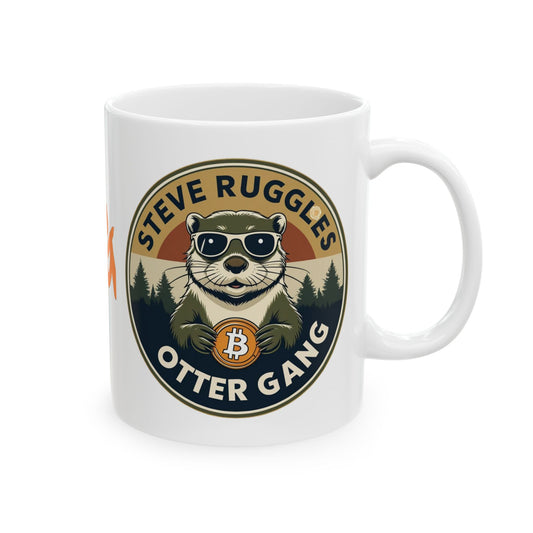 STEVE RUGGLES 2 OTTER GANG CERAMIC MUG (11oz, 15oz)