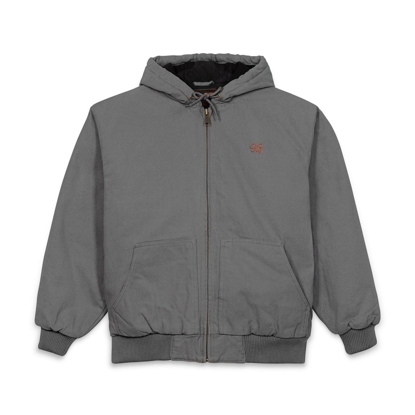 CornerStone® Men's Duck Cloth Hooded Work Jacket (Embroidery)